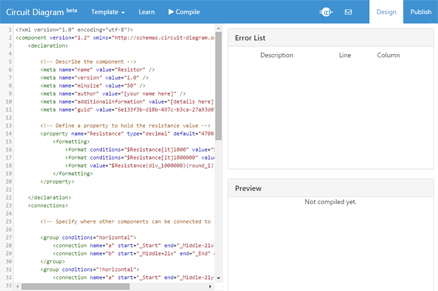 Component Editor Website